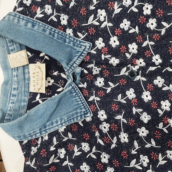 KHAKI ROSE LADY 3X BLOUSE - Picture 6 of 9